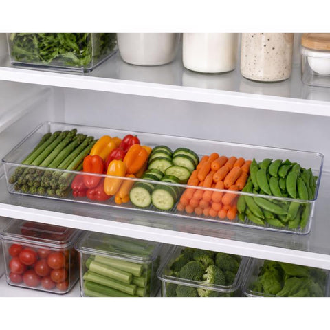 Organizador de cajones de plástico Core Home de 2,05 pulg. de alto x 5,98 pulg. de ancho x 15,04 pulg. de profundidad