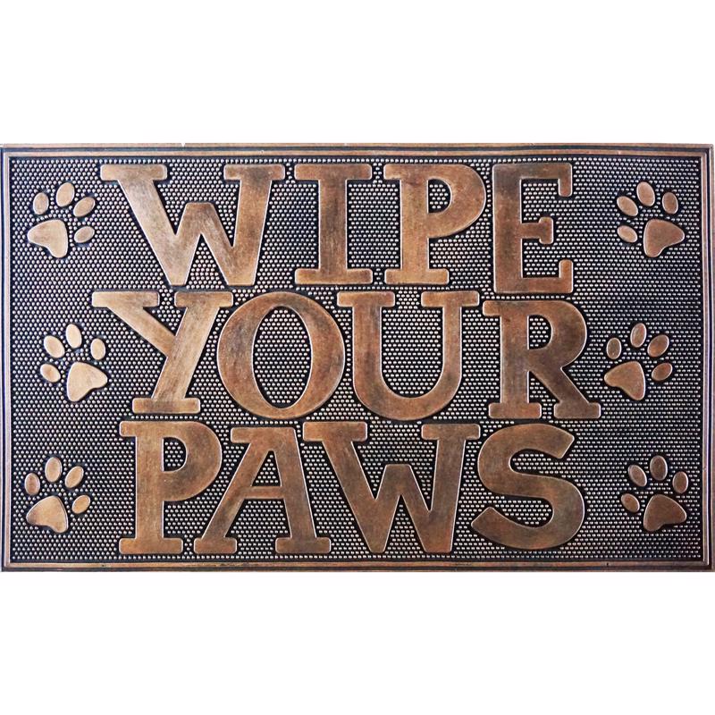 Direct Home 30 in. W X 18 in. L Bronze/Gray Rubber Door Mat (Pack of 6)