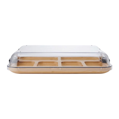 Farberware Bamboo Food Container and Lid 1 pk (Pack of 2)