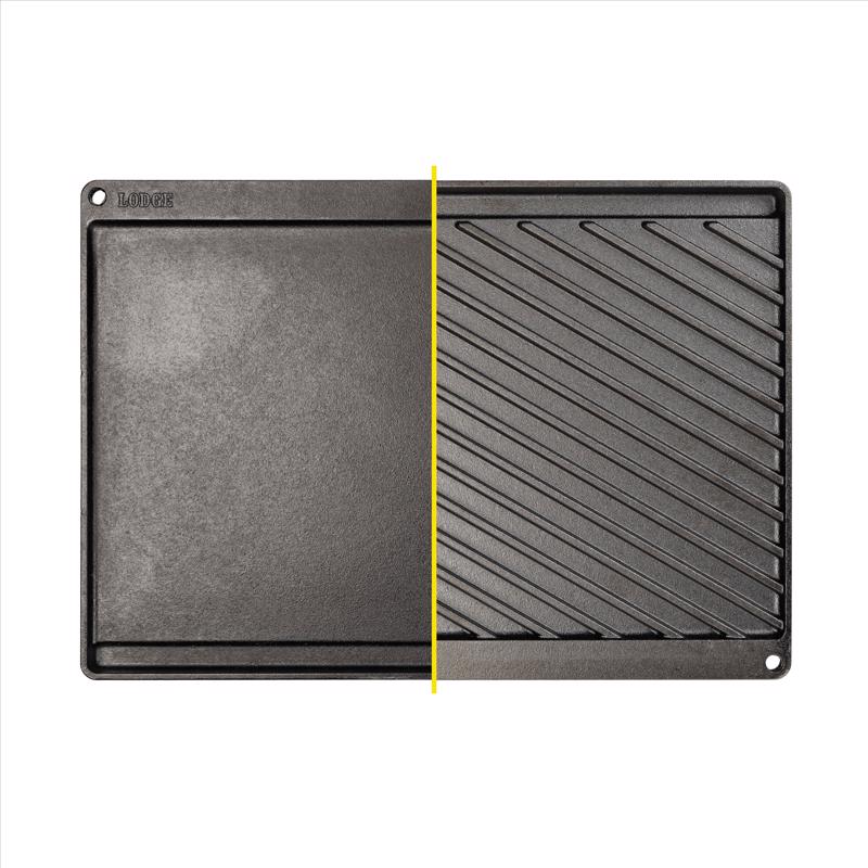 Lodge Cast Iron Grill Pan Black