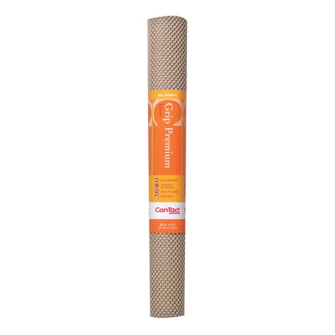 Con-Tact Grip Premium 4 ft. L X 20 in. W Taupe Non-Adhesive Shelf Liner (Pack of 6)