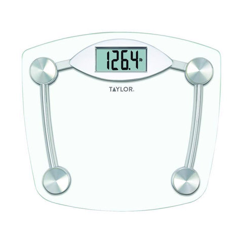 Taylor 400 lb Digital Bathroom Scale Clear (Pack of 2)