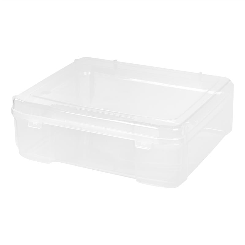 IRIS 24 qt Clear Craft Case 6.13 in. H X 17.2 in. W X 15.29 in. D Stackable (Pack of 4)