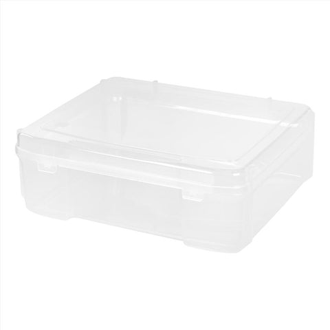 IRIS 24 qt Clear Craft Case 6.13 in. H X 17.2 in. W X 15.29 in. D Stackable (Pack of 4)
