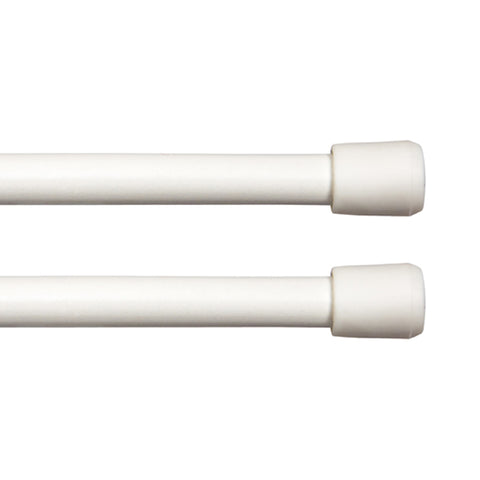 Kenney White Traditional/Transitional Tension Rod 11 in. L X 16 in. L