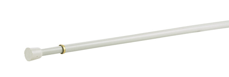 Kenney White Traditional/Transitional Tension Rod 28 in. L X 48 in. L