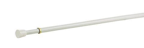 Kenney White Traditional/Transitional Tension Rod 28 in. L X 48 in. L