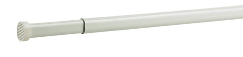 Kenney White Traditional/Transitional Tension Rod 48 in. L X 84 in. L