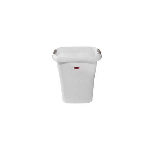 Rubbermaid 5.25 gal White Polypropylene Open Top Wastebasket (Pack of 6)
