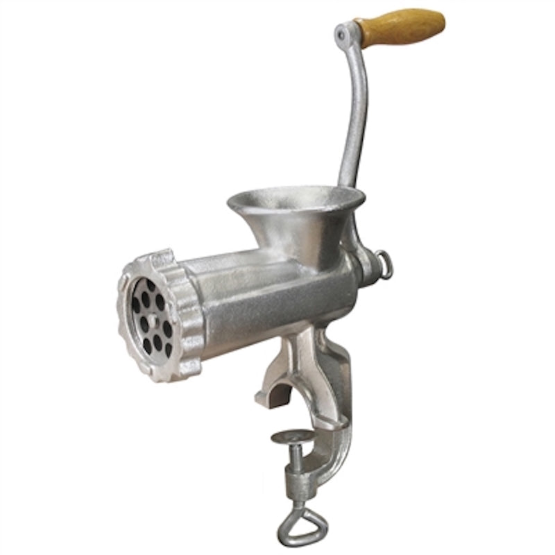 Weston Electroplated Tin Coated Silver #10 Clamp on Meat Grinder
