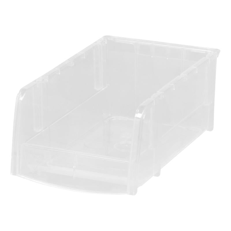 IRIS Clear Storage Bin 3 in. H X 4.5 in. W X 7.5 in. D Stackable (Pack of 12)