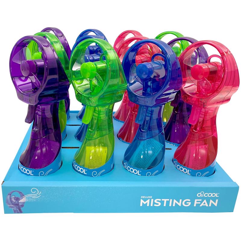 O2Cool 10.55 in. H X 2.75 in. D 1 speed Misting Fan (Pack of 12)