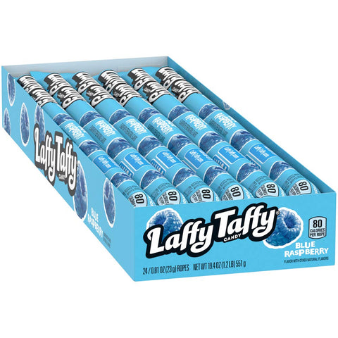 Laffy Taffy Rope, Blue Raspberry, 0.81 Ounce, Pack of 24