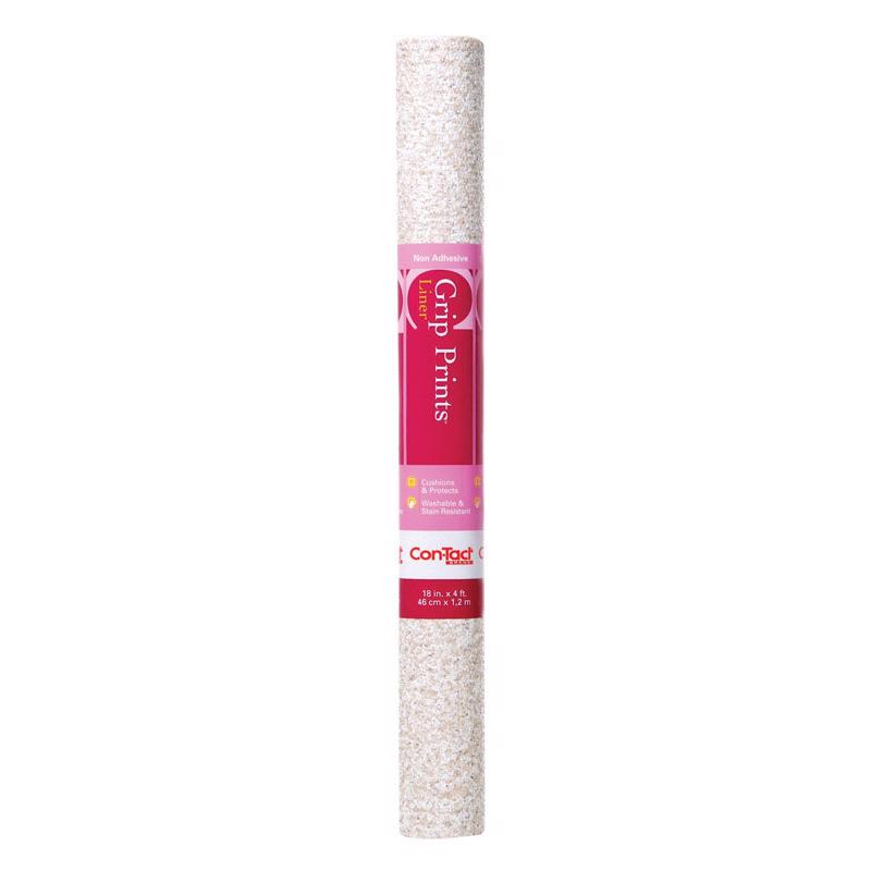 Con-Tact Grip Prints 4 ft. L X 18 in. W Beige Granite Non-Adhesive Shelf Liner (Pack of 6)
