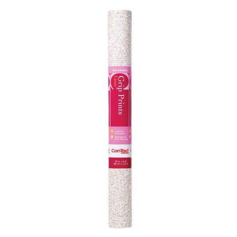 Con-Tact Grip Prints 4 ft. L X 18 in. W Beige Granite Non-Adhesive Shelf Liner (Pack of 6)
