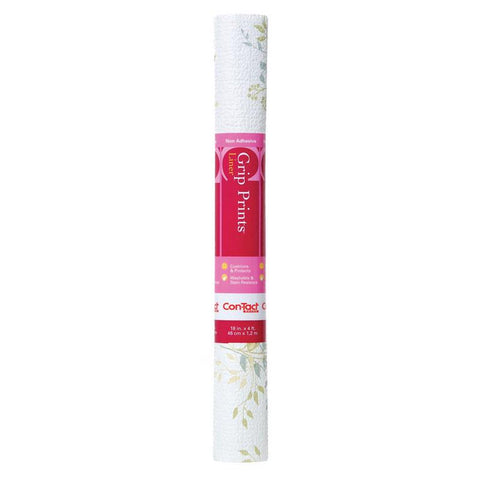 Con-Tact Grip Prints 4 ft. L X 18 in. W Aspen Aloe Non-Adhesive Shelf Liner (Pack of 6)