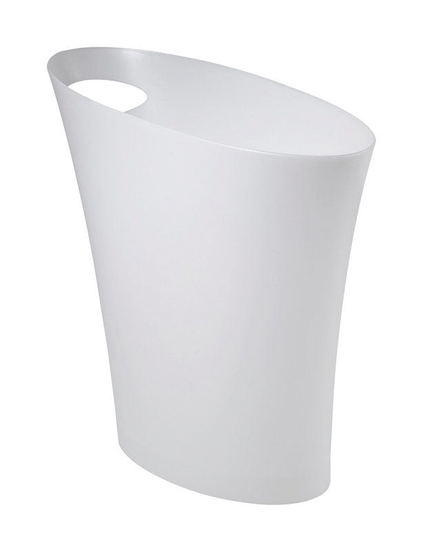 Umbra Skinny 2 gal White Plastic Modern Wastebasket (Pack of 6)