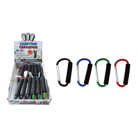 Diamond Visions Jumbo D Shaped Carabiner Hook Aluminum 1 pk (Pack of 12)