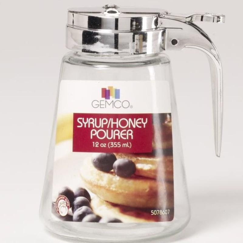 Lifetime Clear Glass Syrup pourer Syrup Dispenser 1 pk (Pack of 6)