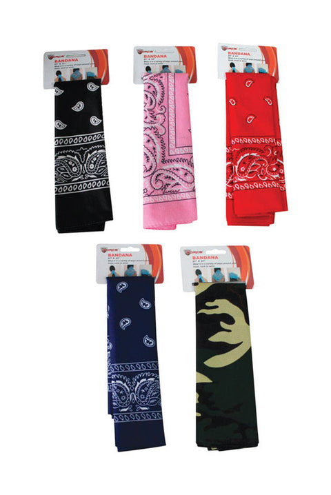 Diamond Visions Max Force Bandana Assorted Colors One Size Fits All (Pack of 48)