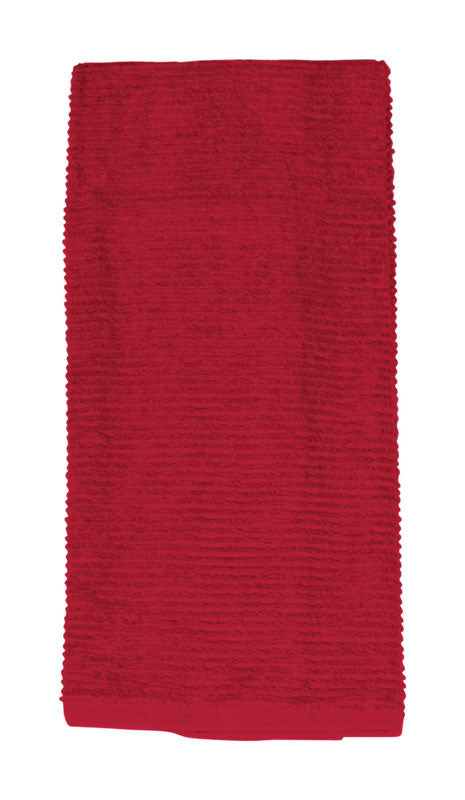 Ritz Royale Paprika Cotton Solid Kitchen Towel 1 pk (Pack of 3)