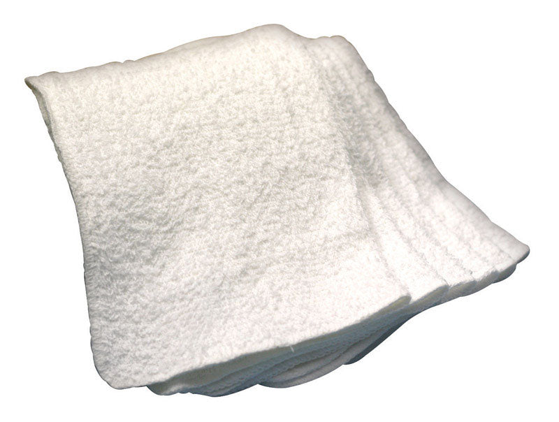 Ritz Soap&Water White Cotton Solid Dish Cloth 6 pk (Pack of 3)