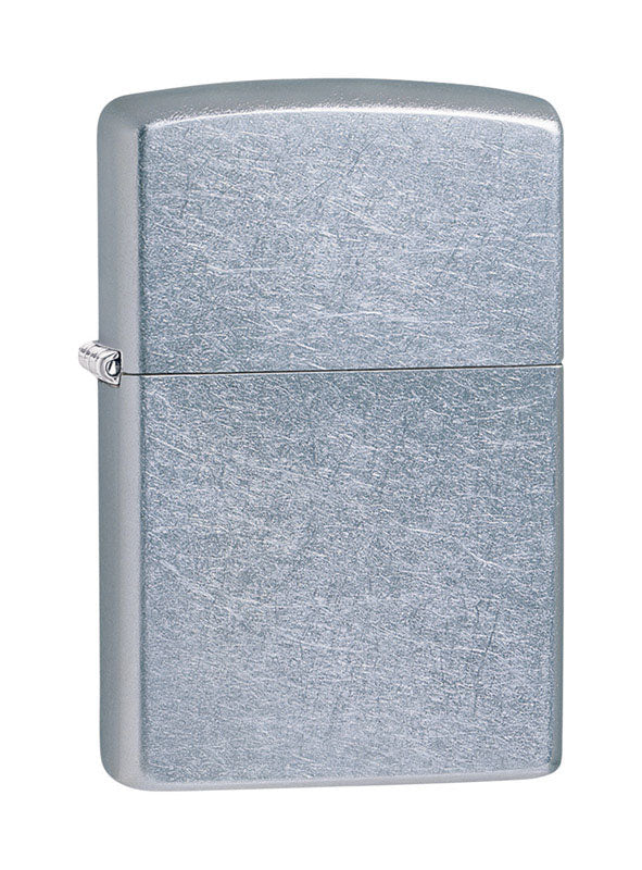 Zippo Classic Street Chrome Silver Street Chrome Cigarette Lighter 1 pk (Pack of 6)