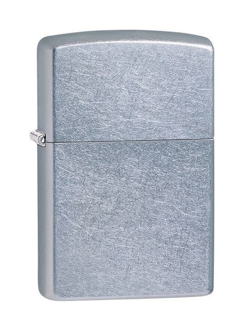 Zippo Classic Street Chrome Silver Street Chrome Cigarette Lighter 1 pk (Pack of 6)