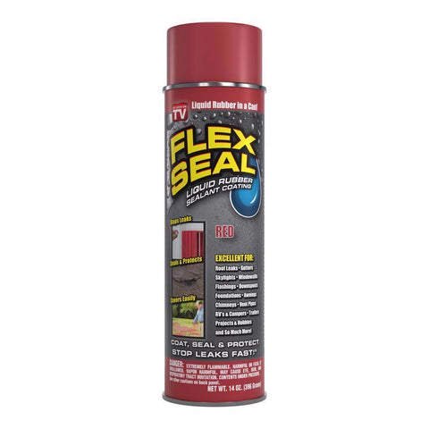Flex Seal Family of Products Flex Seal Red Rubber Spray Sealant 14 oz (Pack of 6)