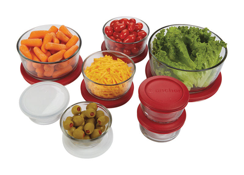 Anchor Hocking Assorted Food Storage Container Set 2 pk