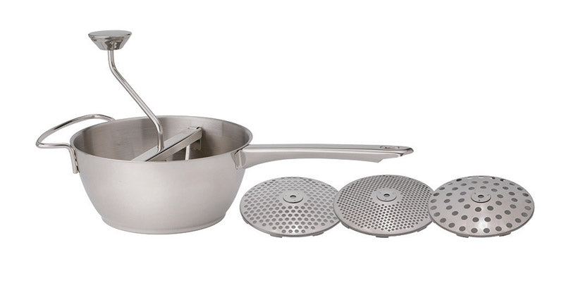 Harold Import 64 oz Silver Stainless Steel Food Mill