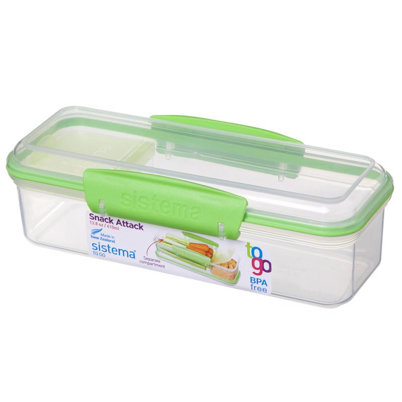 Sistema To Go 13.8 oz Clear Food Storage Container 1 pk (Pack of 9)