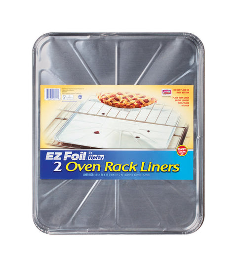 Hefty EZ Foil 15-3/4 in. W X 18-1/4 in. L Oven Liner Silver 2 pk (Pack of 12)