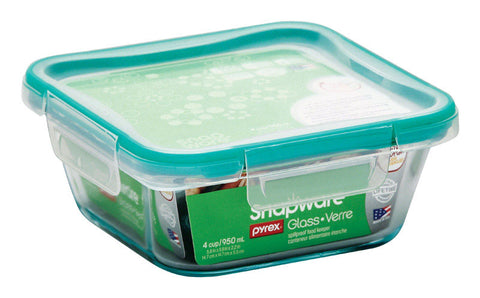 Snapware Total Solution 4 cups Clear Food Storage Container 1 pk (Pack of 4)