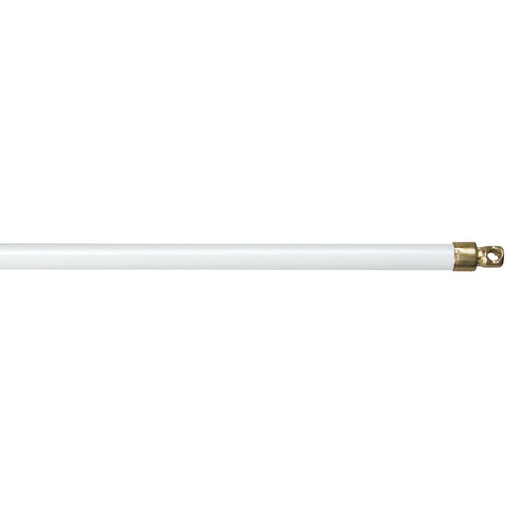 Kenney White Traditional/Transitional Sash Rod 11 in. L X 19 in. L
