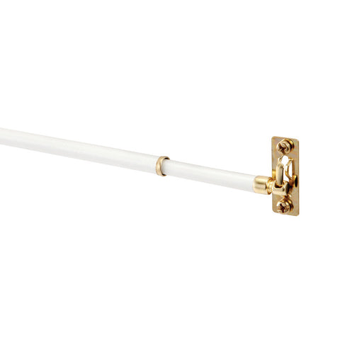 Kenney White Traditional/Transitional Sash Rod 21 in. L X 38 in. L