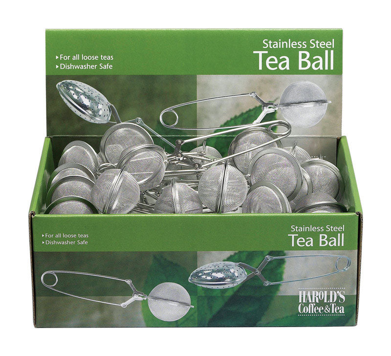 Harold Import Silver Stainless Steel Tea Ball Infuser (Pack of 24)