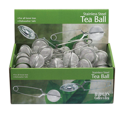 Harold Import Silver Stainless Steel Tea Ball Infuser (Pack of 24)