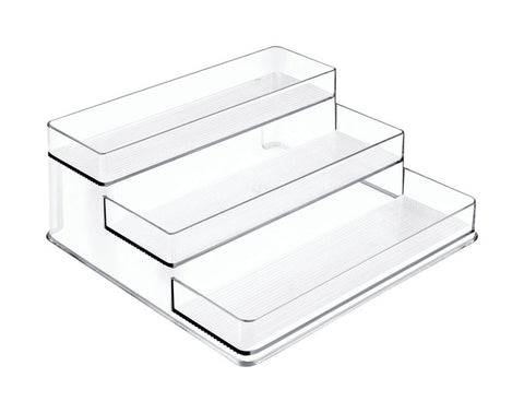 iDesign Linus 4 in. H X 9.25 in. W X 10.25 in. L Clear Spice Organizer