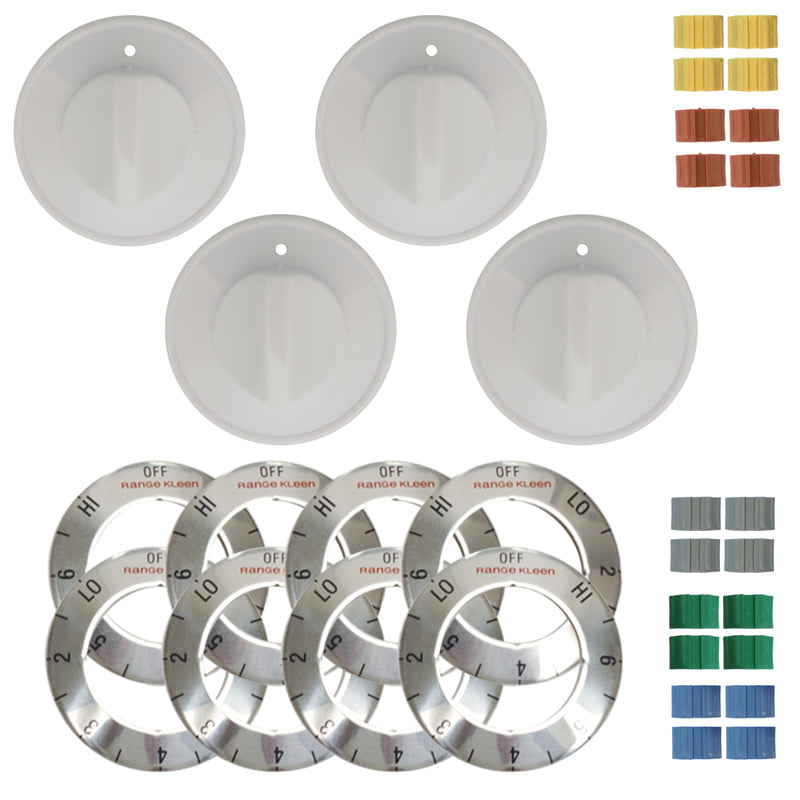Kit de perillas de repuesto de plástico Range Kleen
