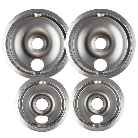 Range Kleen Chrome Drip Bowls 8 in. W X 8 in. L