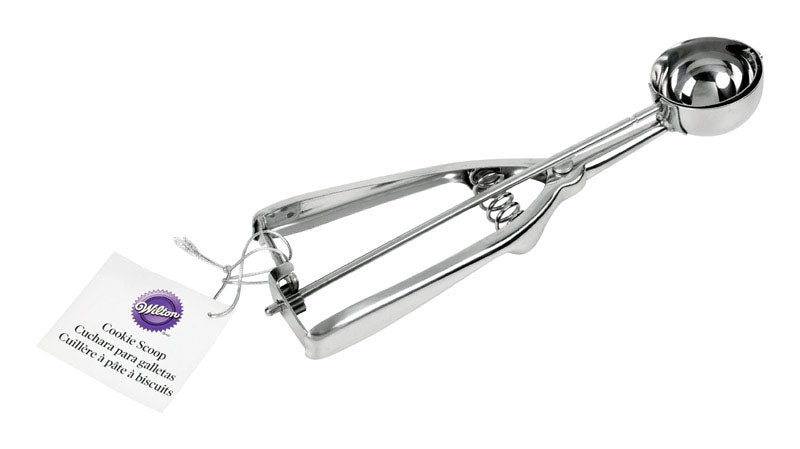 Wilton Silver Stainless Steel Cookie Scoop 0.66 oz (Pack of 6)