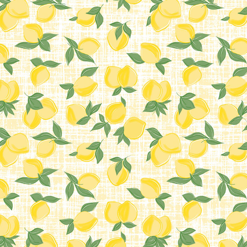 Con-Tact Grip Prints 4 ft. L X 18 in. W Country Lemon Non-Adhesive Shelf Liner (Pack of 6)