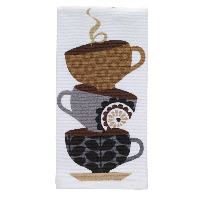 T-Fal Multicolored Cotton Coffee Cups Kitchen Towel 1 pk (Pack of 6)