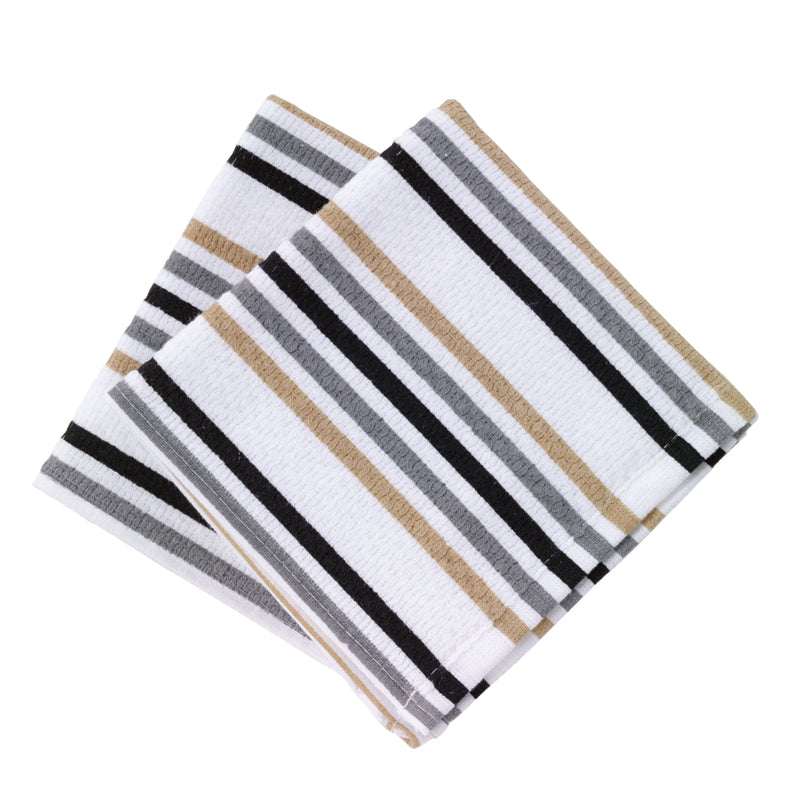 T-Fal Multicolored Cotton Stripes Dish Cloth 2 pk (Pack of 3)