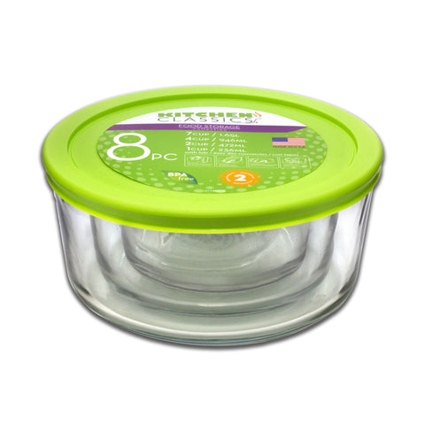 Kitchen Classics Clear Food Storage Container Set 4 pk (Pack of 6)