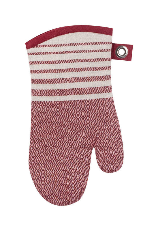Kay Dee Marsala Cotton Oven Mitt (Pack of 3)
