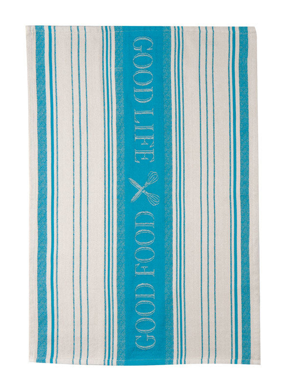 Kay Dee Cooks Kitchen Teal Cotton Tea Towel 1 pk (Pack of 6)