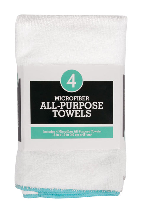 Ritz White Microfiber Solid Kitchen Towel 4 pk (Pack of 6)
