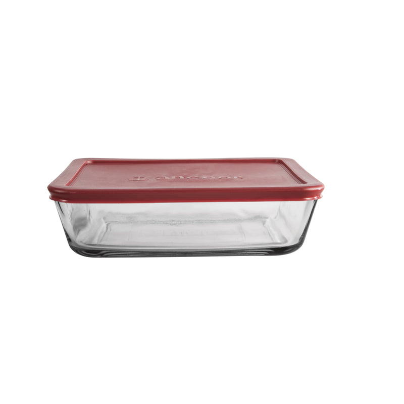 Anchor Hocking 6 cups Clear Food Storage Container 1 pk (Pack of 4)